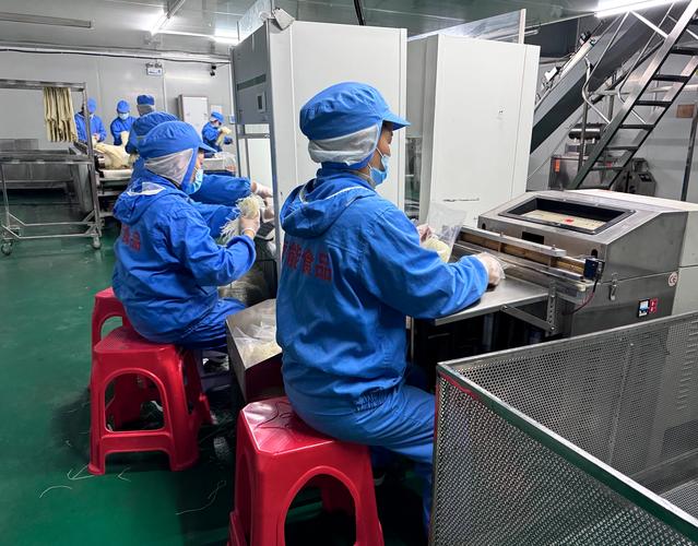 新华社要闻2月14日,在双峰县海能食品,工人正在赶制米粉产品
